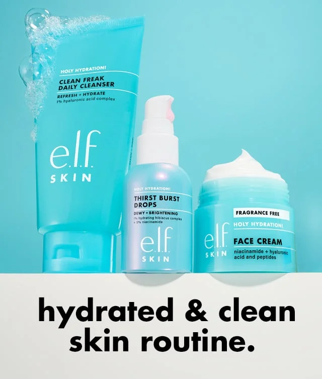 Hydrated & clean skin routine Hydrated & clean skin routine
