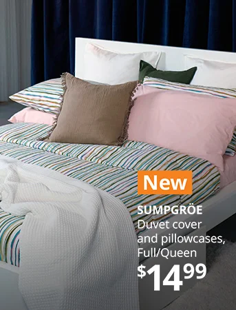 NEW SUMPGROE Duvet cover and pillowcases