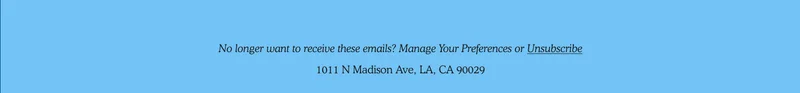 Manage Preferences