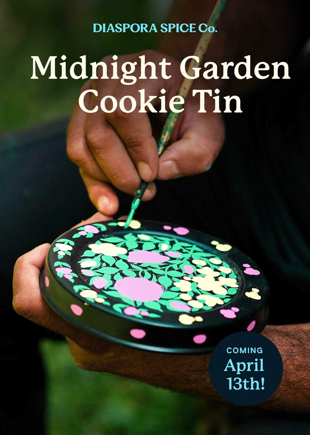 Midnight Garden Cookie Tin (Coming April 13th)