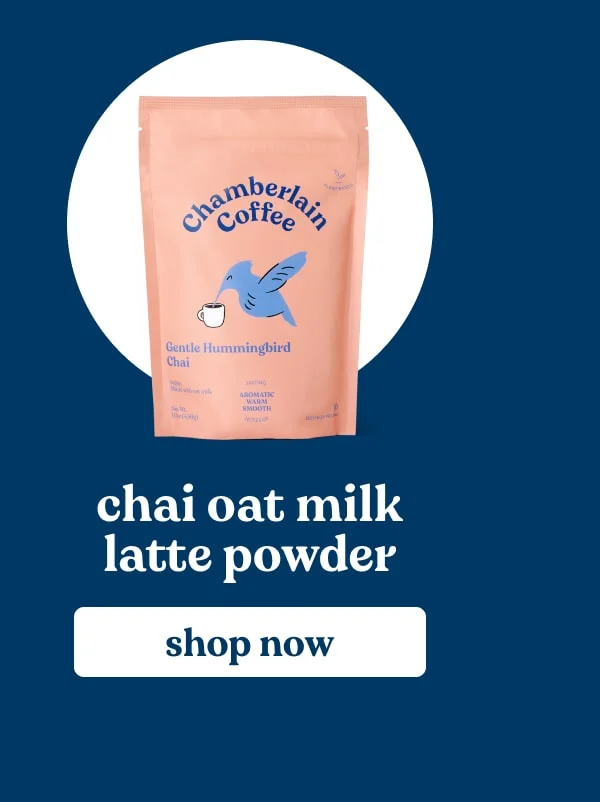 chai oat milk latte powder