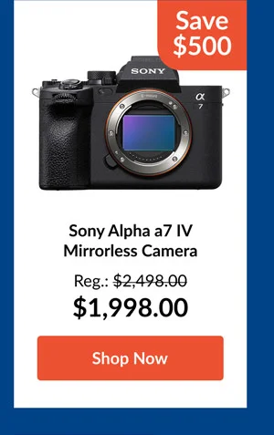 Sony Alpha a7 IV Mirrorless Camera