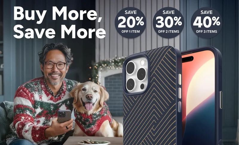 Buy More, Save More. Save 20% on 1 item, Save 30% on 2 items, Save 40% on 4 Iteams