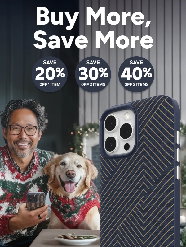 Buy More, Save More. Save 20% on 1 item, Save 30% on 2 items, Save 40% on 4 Iteams