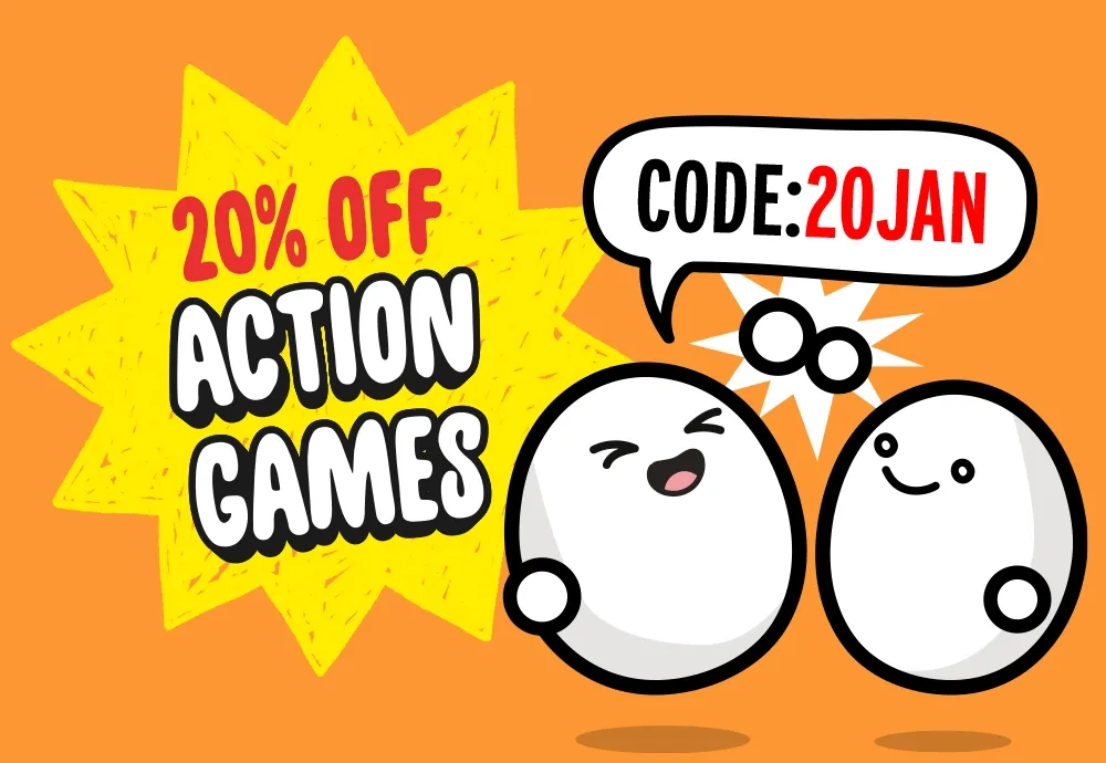 20% off Action Games with code: 20JAN