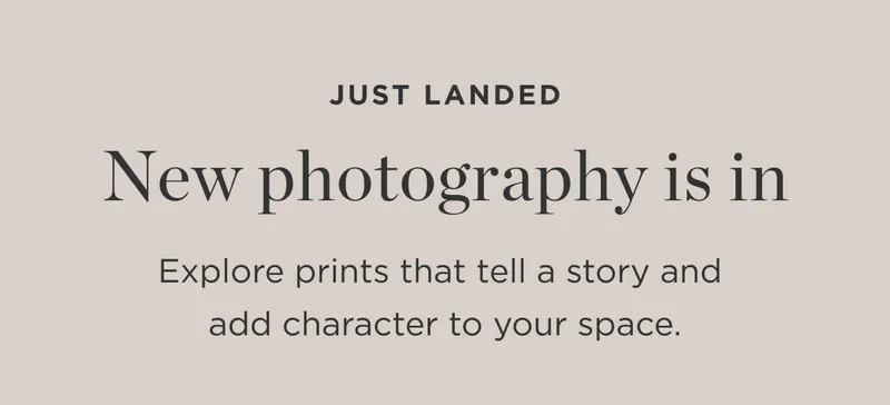 New Photography Is In