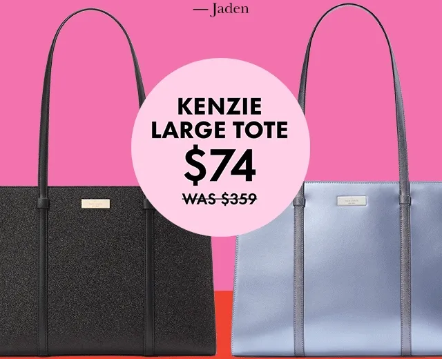 Kenzie Large Tote $74 Was $359
