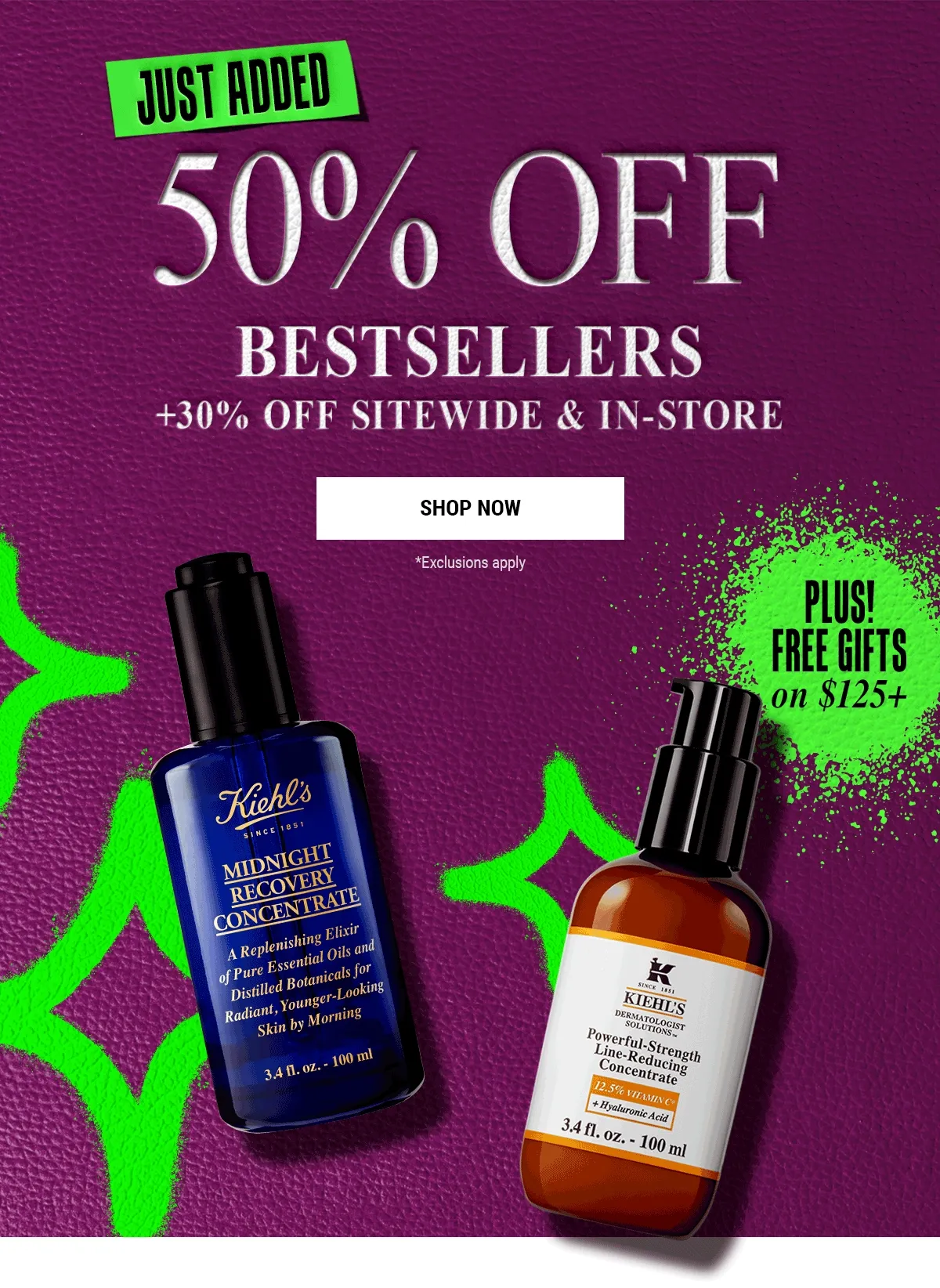 Just Added! 50% OFF