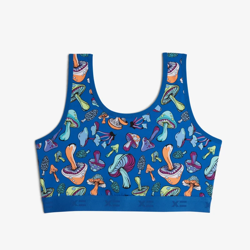 Image of Essentials Soft Bra - Funky Fungi