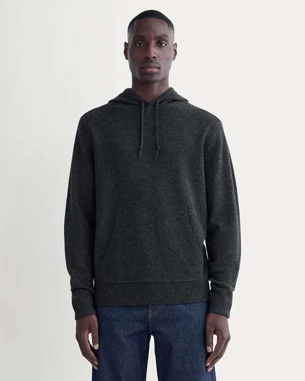 Image | The Felted Merino Hoodie | Charcoal