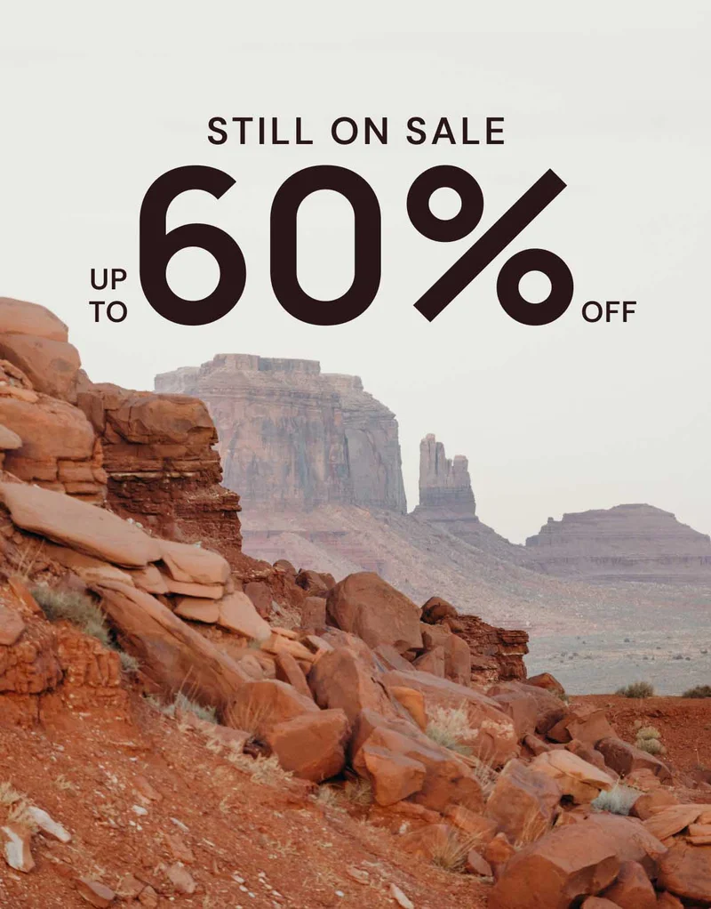 Still on Sale up to 60% Off