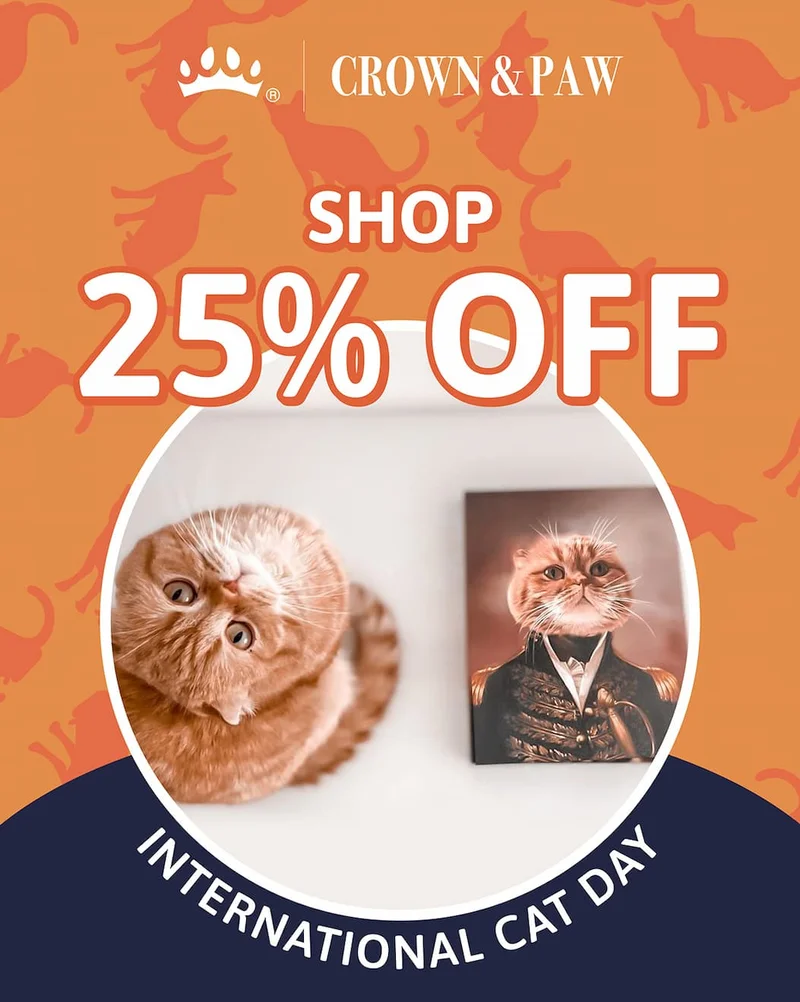 Shop 25% Off - International Cat Day sale
