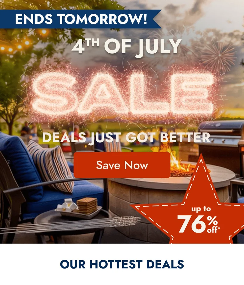 4th of july sale