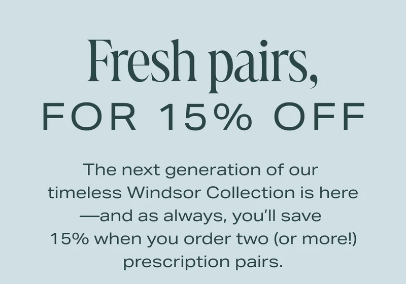 Fresh pairs, For 15% off Fresh pairs, For 15% off