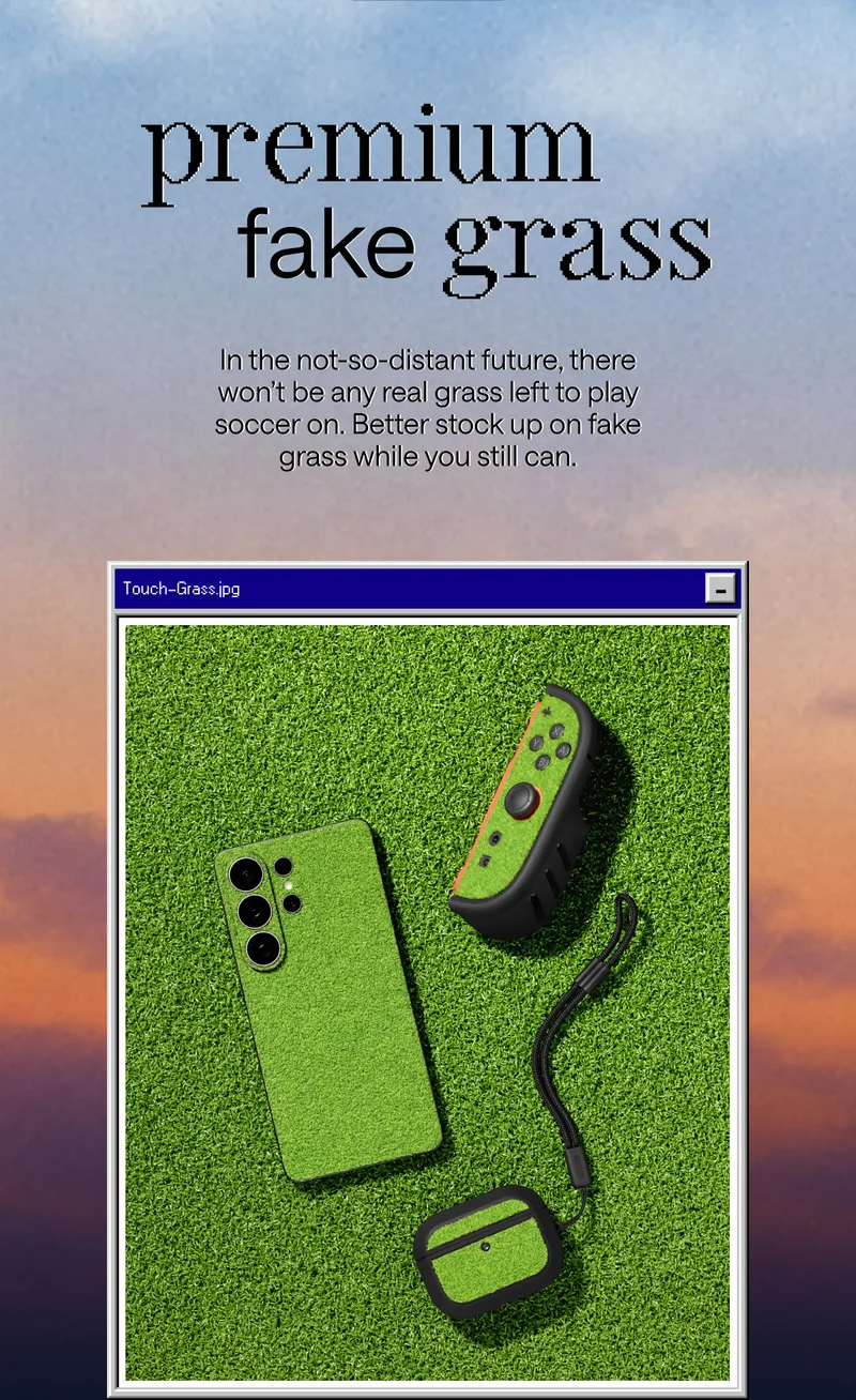 Better stock up on fake grass while you still can.