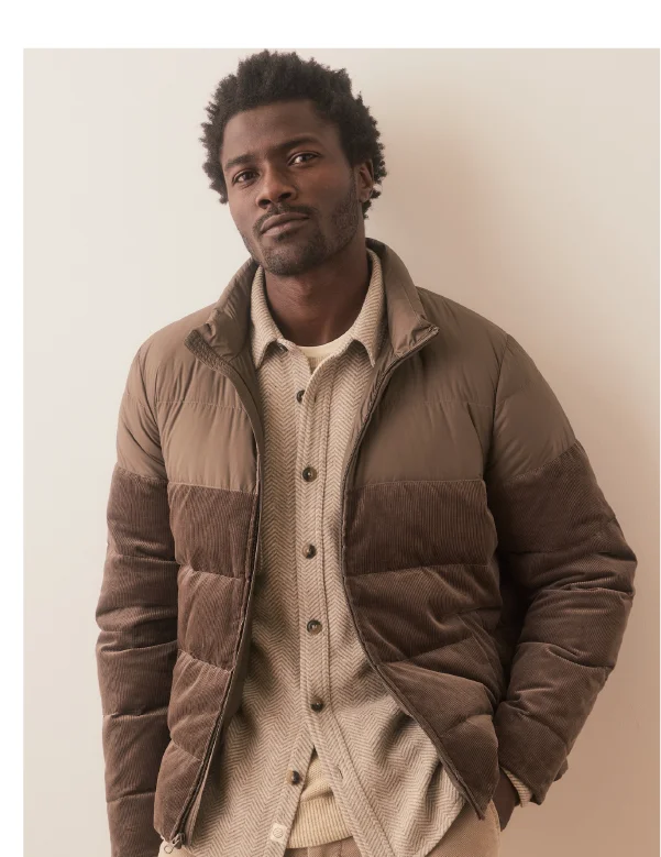 Miles Corduroy Puffer Jacket