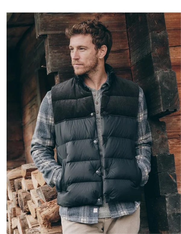 Miles Corduroy Puffer Vest