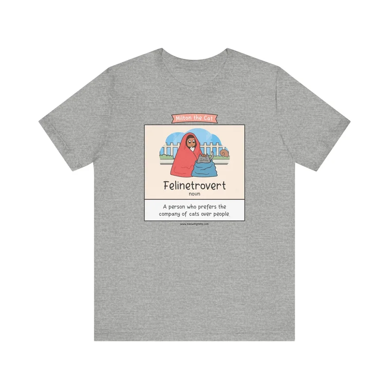 Image of Felinetrovert Comic T-Shirt