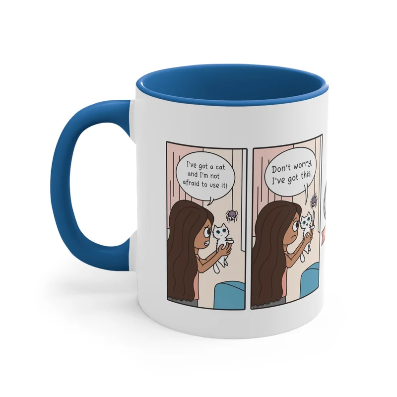 Image of ExPURRminator Comic Coffee Mug
