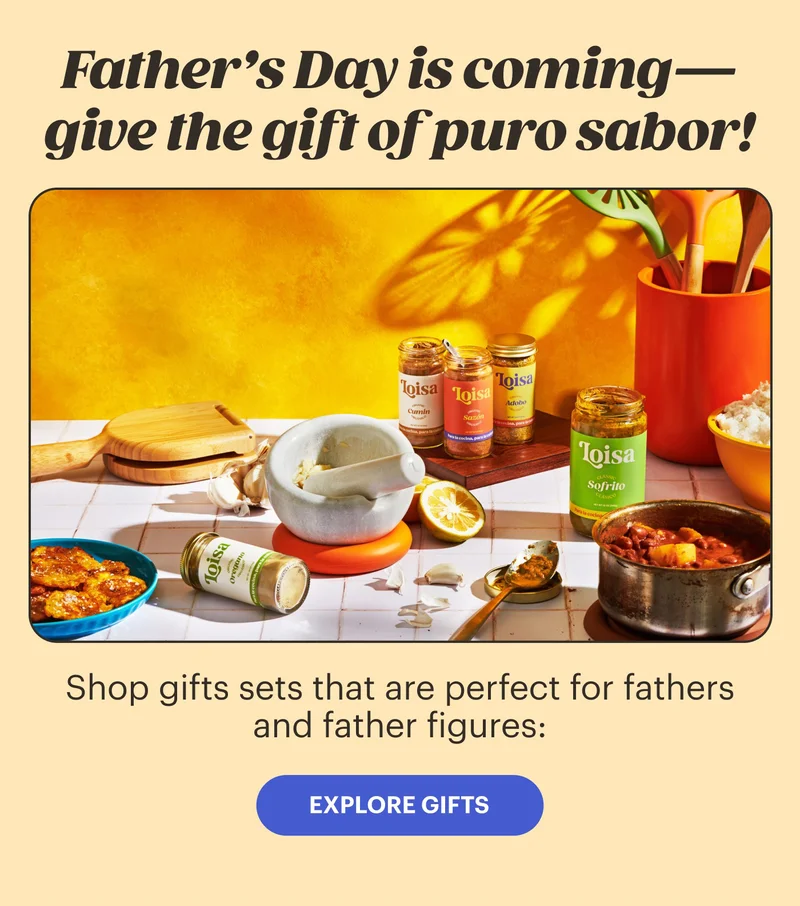 Father’s Day is coming—give the gift of puro sabor! Shop gifts sets that are perfect for fathers and father figures: EXPLORE GIFTS