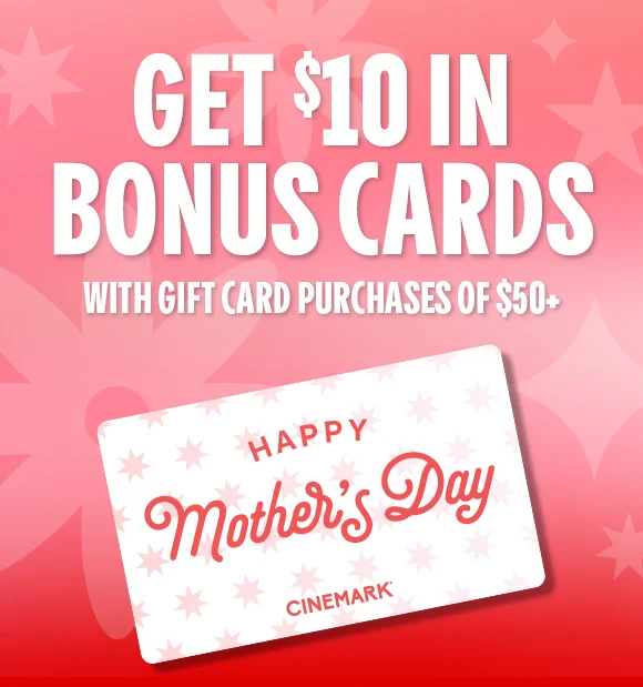 GET $10 IN BONUS CARDS WITH GIFT CARD PURCHASES OF $50+
