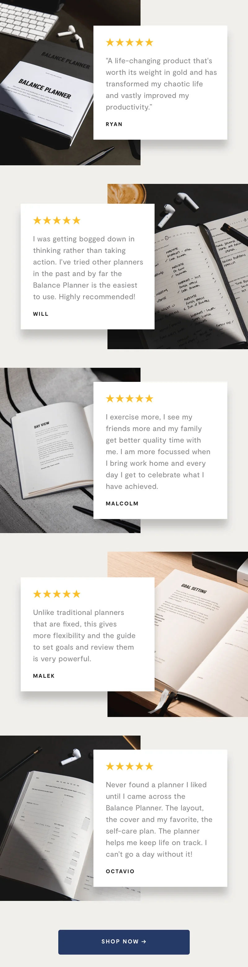 Reviews On The Balance Planner