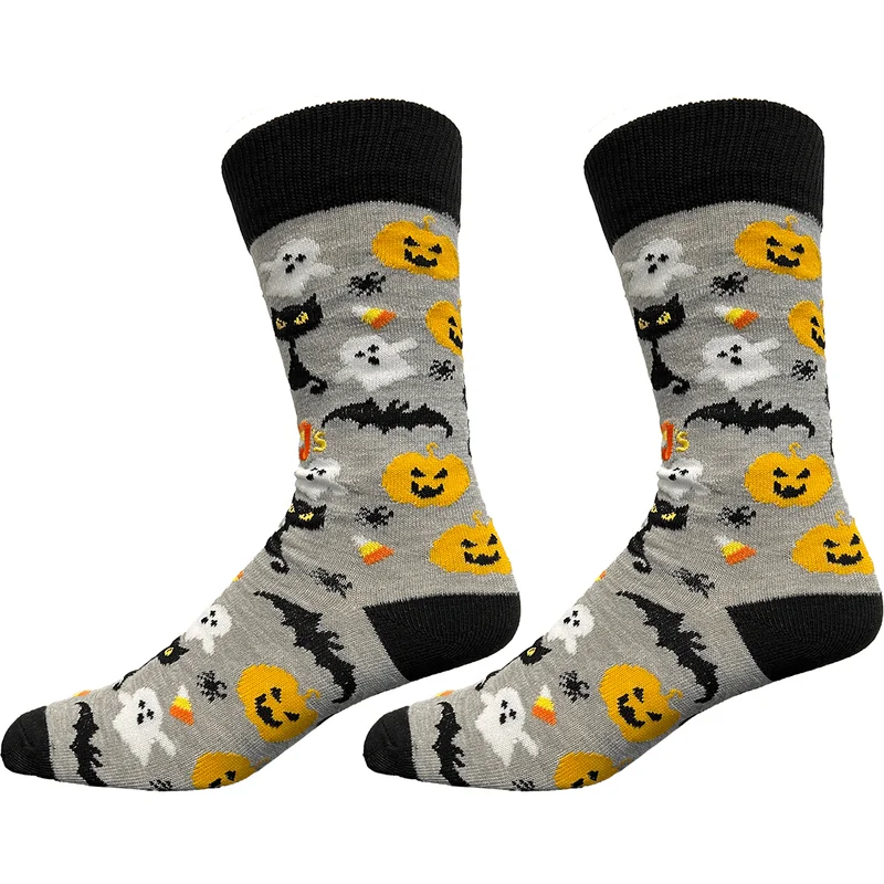 Image of Halloween Icons Men's Crew Socks