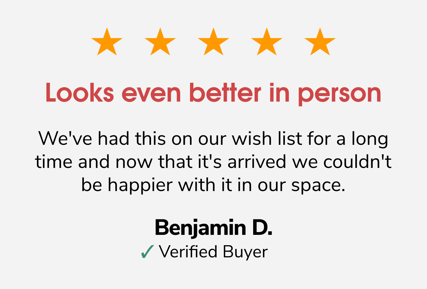 ❤️ Benjamin's Review ❤️