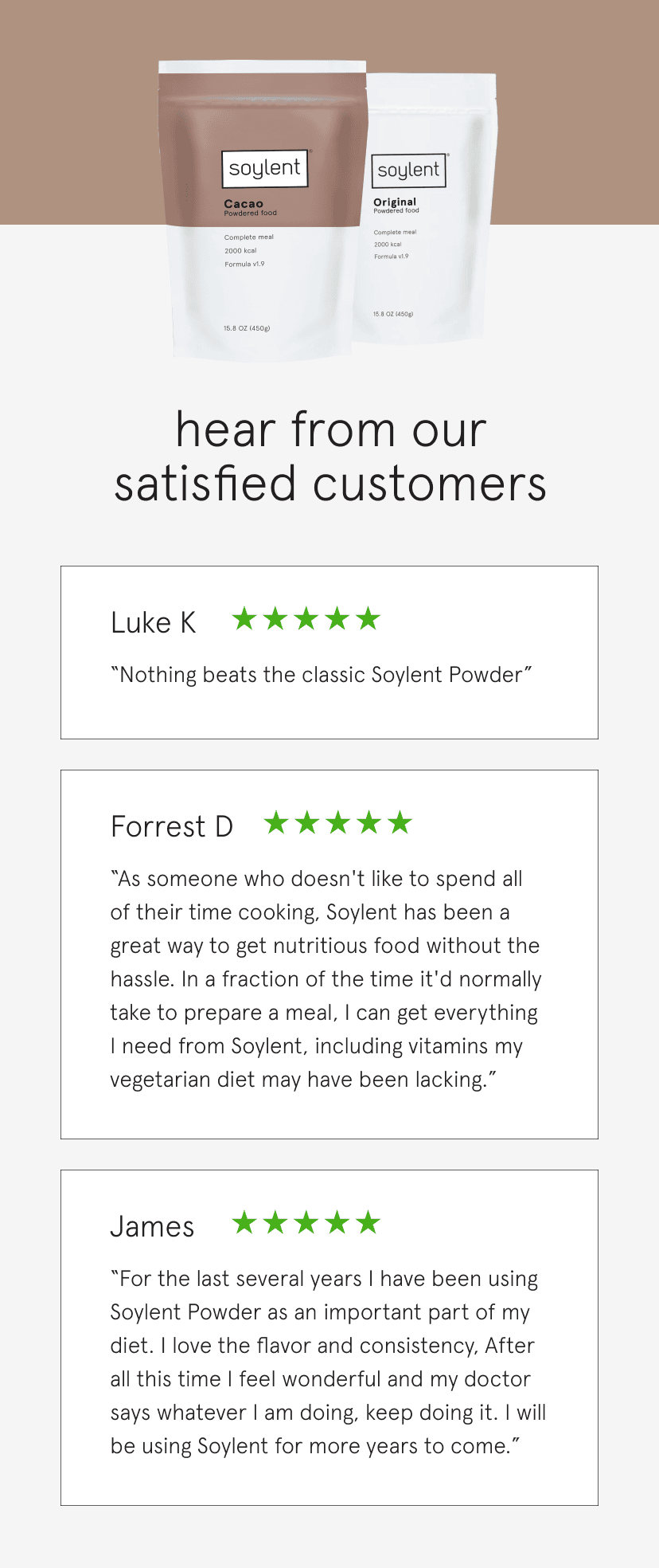 hear from our satisfied customers