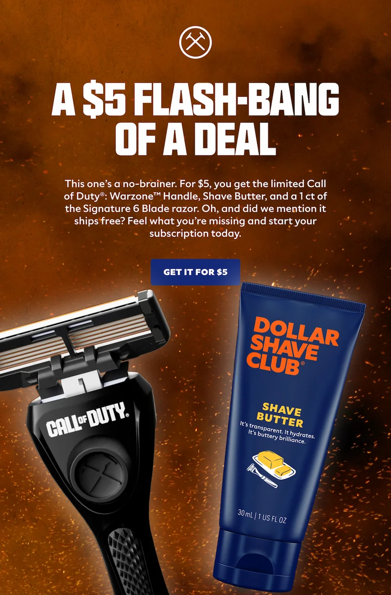 A $5 FLASH-BANG OF A DEAL