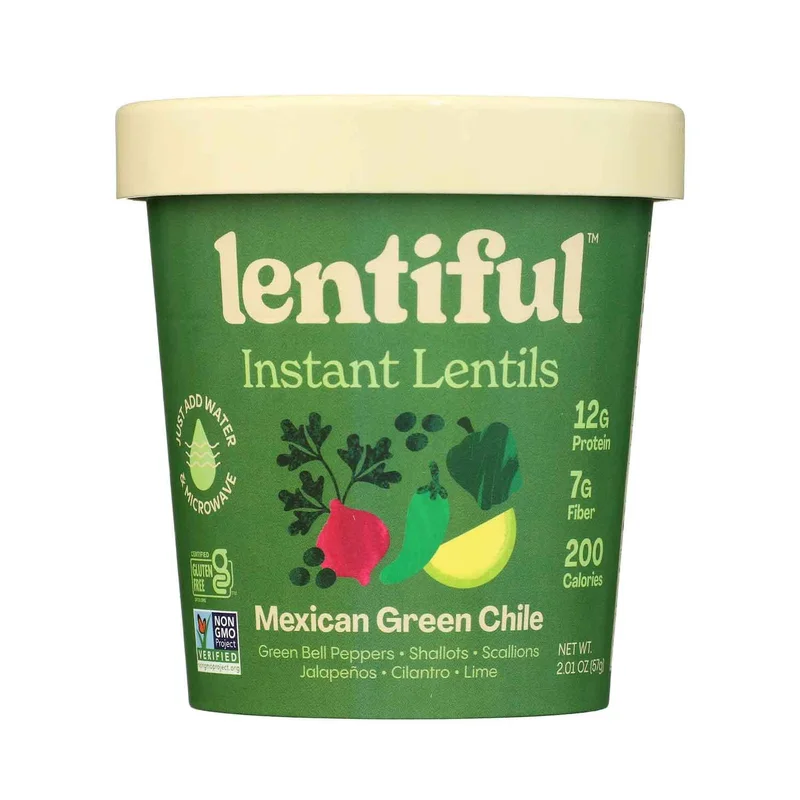 Instant Lentils, Mexican Green Chile, 2.1 Oz