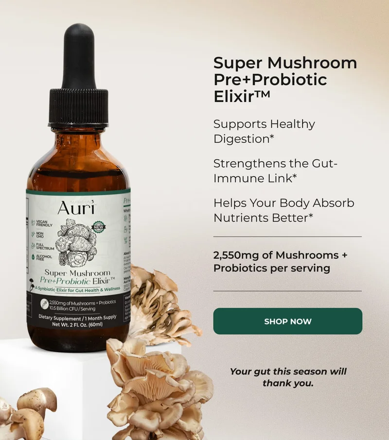 Super Mushroom Pre+Probiotic Elixir