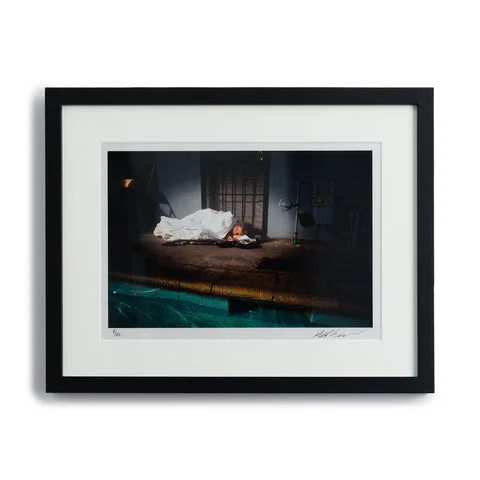 Kurt Cobain Sleeping Framed Photography