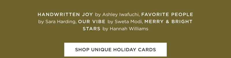 Shop Unique Holiday Cards