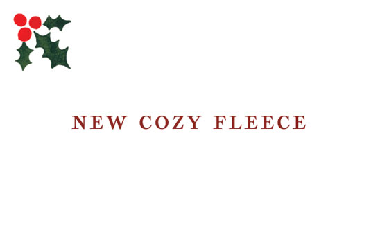 New cozy Fleece