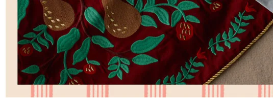New embroidered Tree Skirts