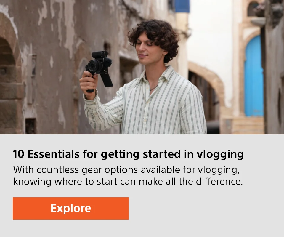 10 Essentials for getting started in vlogging | With countless gear options available for vlogging, knowing where to start can make all the difference. | Explore