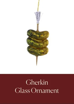 Gherkin Glass Ornament