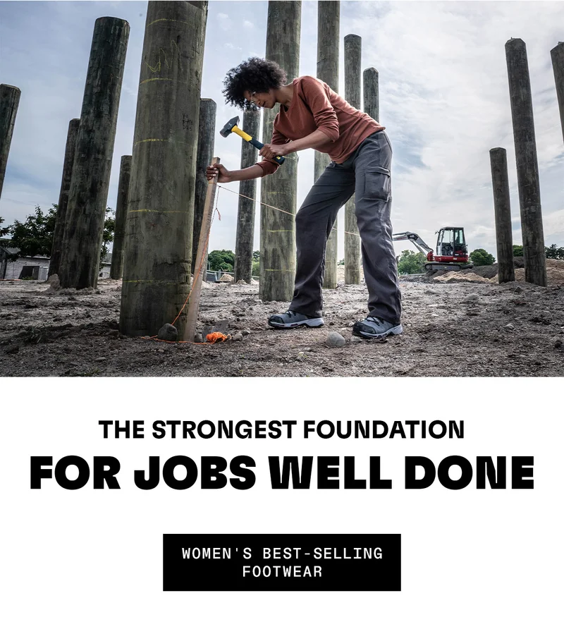 The strongest foundation for jobs well done. Women's best-selling footwear