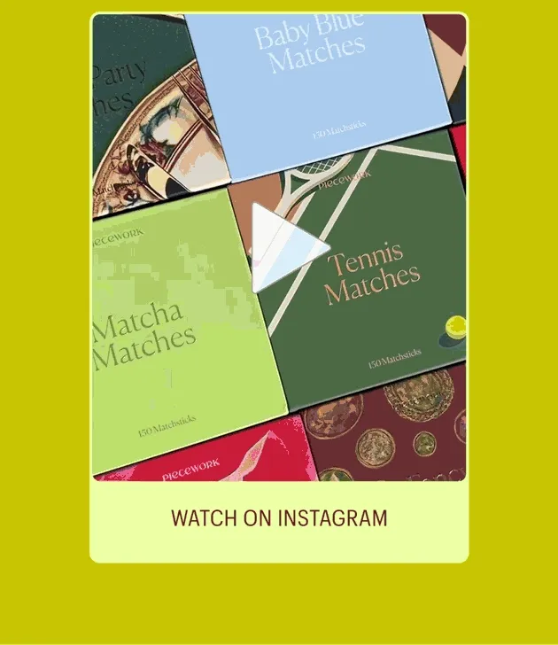 Meet Our Matches Collection - Watch on Instagram