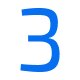 Icon of the number three