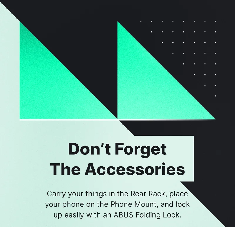don't forget the accessories