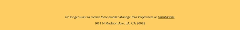 Manage Preferences