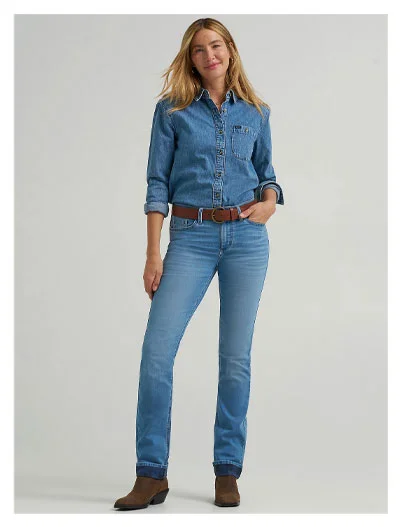 Women's Legendary Regular Straight Fleece Lined Jean