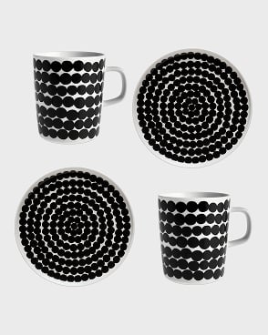 Oiva / Räsymatto Mug and plate set
