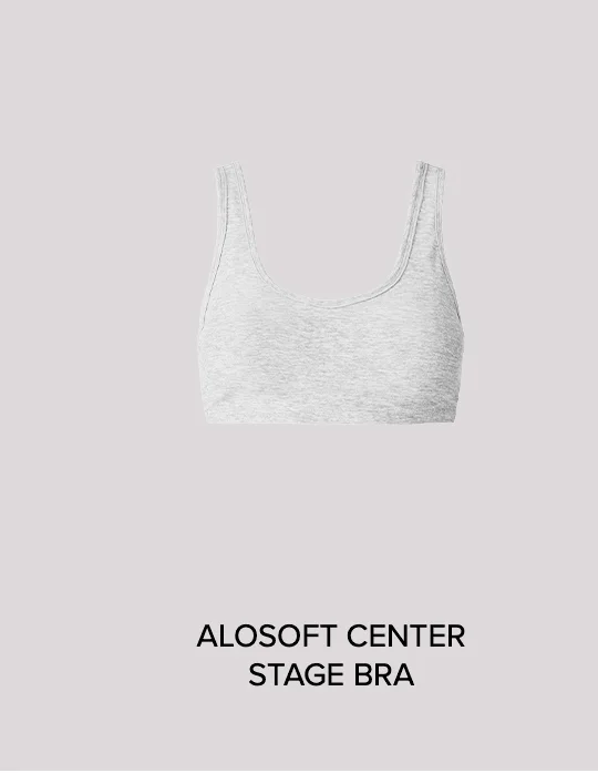 ALOSOFT CENTER STAGE BRA
