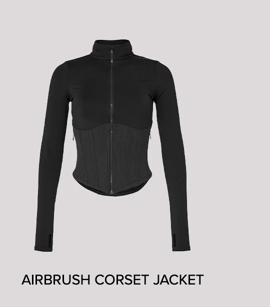 AIRBRUSH CORSET JACKET