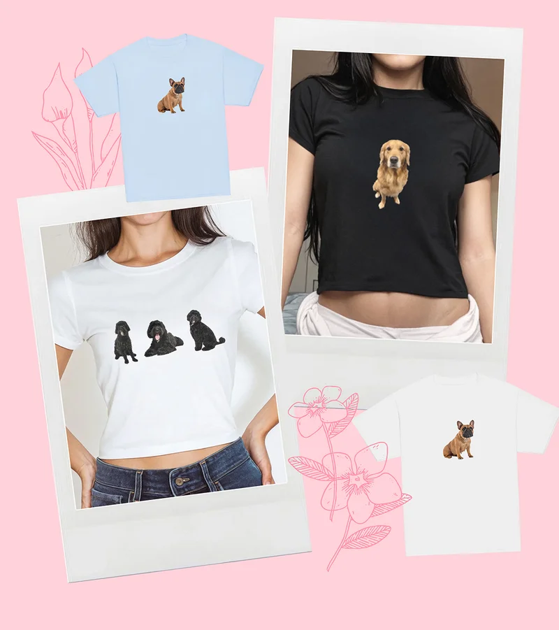Baby Tee Customer Photo collage