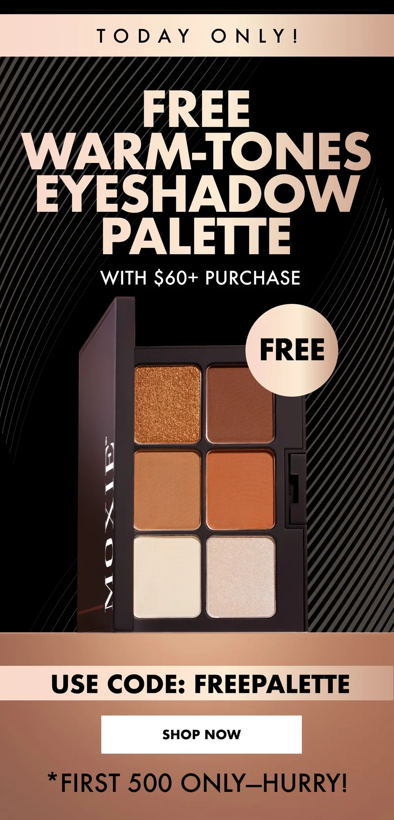 Free palette with $60