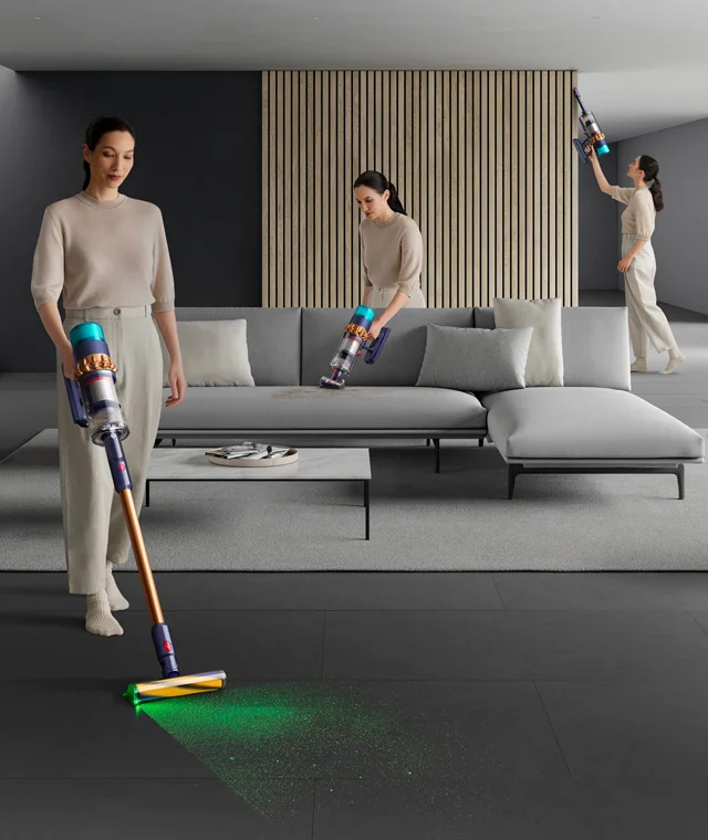 Cleaning home with a Dyson Gen5detect vacuum